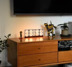 Comfort u0026 Style Beleuchtung-Nordic Double-Sided LED Clock - Modern Design Timepiece