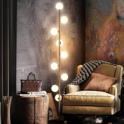 Comfort u0026 Style Beleuchtung-Nordic Floor Lamp - Stylish Earth Tone Lighting