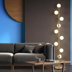 Comfort u0026 Style Beleuchtung-Nordic Floor Lamp - Stylish Earth Tone Lighting