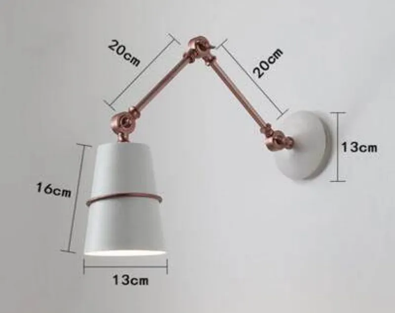 Comfort u0026 Style Beleuchtung-Nordic Iron Swing Langarm Moderne Wandleuchte