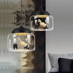 Comfort u0026 Style Beleuchtung-Nordic Minimalist Glass Pendant Lamp - Modern Lighting Design