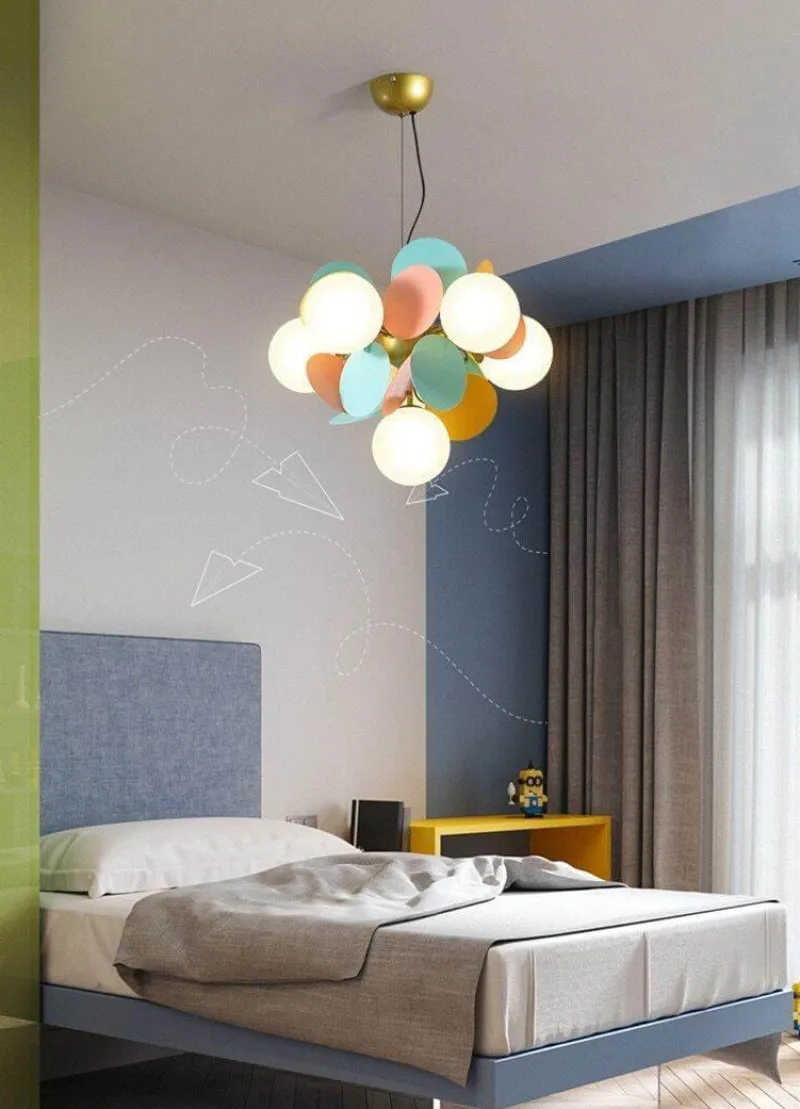 Comfort u0026 Style Beleuchtung-Nordic Multicolor LED Pendant Lights - Artistic Tree Design