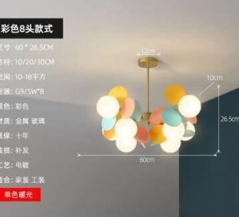 Comfort u0026 Style Beleuchtung-Nordic Multicolor LED Pendant Lights - Artistic Tree Design