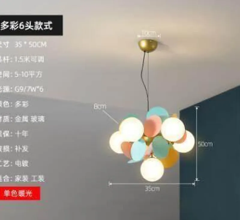 Comfort u0026 Style Beleuchtung-Nordic Multicolor LED Pendant Lights - Artistic Tree Design