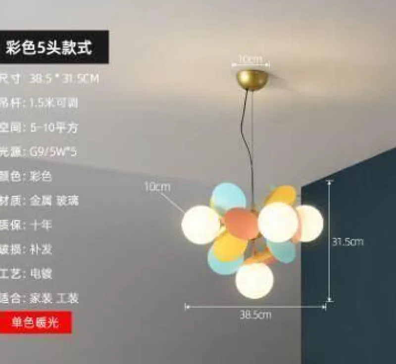 Comfort u0026 Style Beleuchtung-Nordic Multicolor LED Pendant Lights - Artistic Tree Design