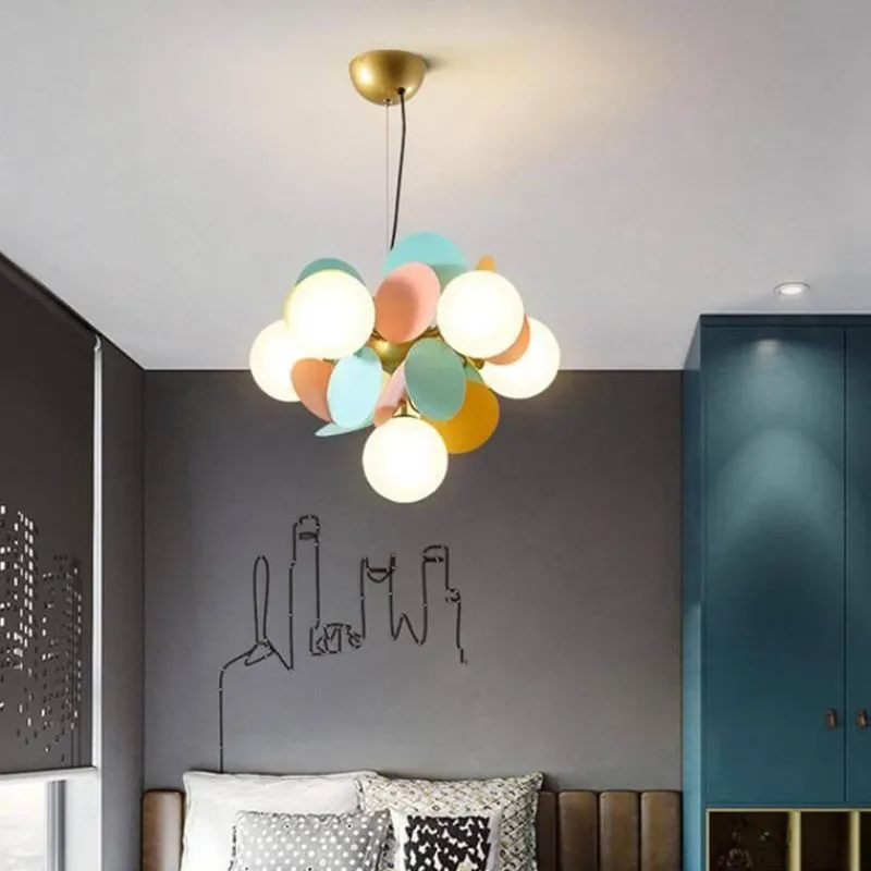 Comfort u0026 Style Beleuchtung-Nordic Multicolor LED Pendant Lights - Artistic Tree Design