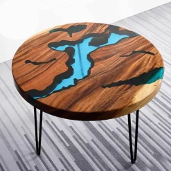 Comfort u0026 Style Möbel-Nordic River Couchtisch – Elegantes Naturdesign