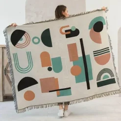 The Blanket Nook Bettzeug-Nordic Star Decke - Sonnengott Picknickmatte Sofabezug