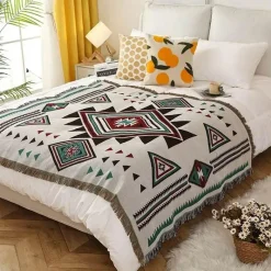 The Blanket Nook Bettzeug-Nordic Star Decke - Sonnengott Picknickmatte Sofabezug