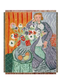 Warm Embrace Bettzeug-Nordische abstrakte Decke – Vielseitiges Outdoor-Dekor