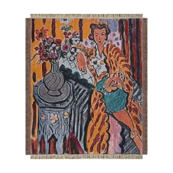 Warm Embrace Bettzeug-Nordische abstrakte Decke – Vielseitiges Outdoor-Dekor