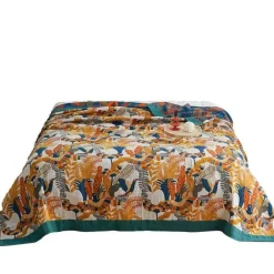 Cozy Haven Bettzeug-Nordische Baumwolldecke in Kingsize-Größe – weicher Boho-Überwurf für Bett und Sofa