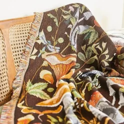 The Blanket Nook Bettzeug-Nordische Überwurfdecke - Gemütliches Bohemian-Sofa und Picknickmatte