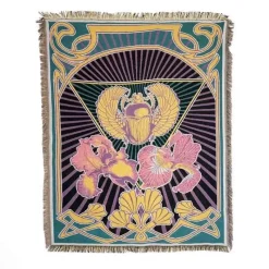 The Blanket Nook Bettzeug-Nordische Überwurfdecke - Gemütliches Bohemian-Sofa und Picknickmatte