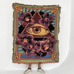 The Blanket Nook Bettzeug-Nordische Überwurfdecke - Gemütliches Bohemian-Sofa und Picknickmatte