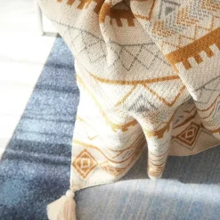 Wrap u0026 Relax Bettzeug-Nordische Überwurfdecke - Gemütliches Acryl-Winter-Sofabettdekor