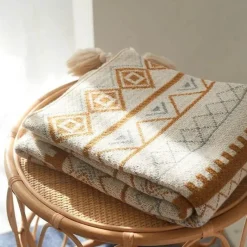 Wrap u0026 Relax Bettzeug-Nordische Überwurfdecke - Gemütliches Acryl-Winter-Sofabettdekor