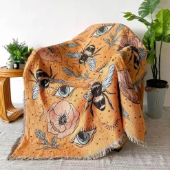 Snug u0026 Soft Bettzeug-Nordische Freizeitdecke – multifunktionale Sofadecke, Wandteppich-Dekor