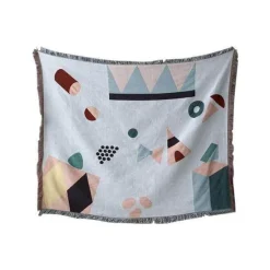 Cozy Haven Bettzeug-Nordische geometrische Überwurfdecke - Gemütliche moderne Wohndekoration