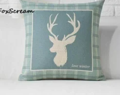 Plush Perch Bettzeug-Nordische geometrische Kissenbezüge - Stilvolle Dekokissen