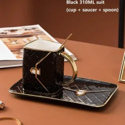 The Cozy Mug Küche & Esszimmer-Nordische Handtaschentasse – Stilvolle Kaffeetasse aus Keramik