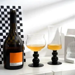 Plates u0026 More Küche & Esszimmer-Nordische Kaffeetasse mit Glasperlen - 13oz Cocktail-Desserttasse