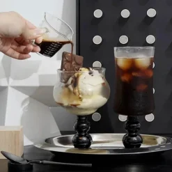 Plates u0026 More Küche & Esszimmer-Nordische Kaffeetasse mit Glasperlen - 13oz Cocktail-Desserttasse