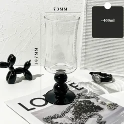 Plates u0026 More Küche & Esszimmer-Nordische Kaffeetasse mit Glasperlen - 13oz Cocktail-Desserttasse