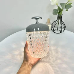 The Gilded Nest Beleuchtung-Nordische Kristall-Tischlampe – Elegante Atmosphärenbeleuchtung