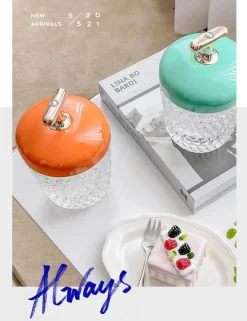 The Gilded Nest Beleuchtung-Nordische Kristall-Tischlampe – Elegante Atmosphärenbeleuchtung