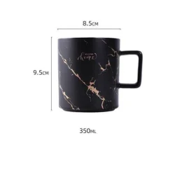 The Cozy Mug Küche & Esszimmer-Nordische Marmor-Keramik-Kaffeetassen – Elegantes Designer-Trinkgeschirr