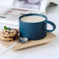 The Cozy Mug Küche & Esszimmer-Nordische matte Kaffeetassen – elegantes, farbenfrohes Design