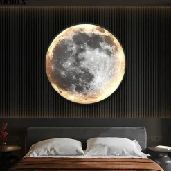 Ember u0026 Ivy Beleuchtung-Nordische Mondlampe – Kunstvolles dekoratives Nachtlicht