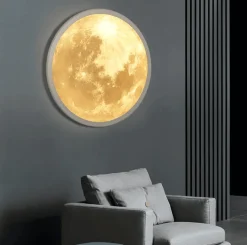 Ember u0026 Ivy Beleuchtung-Nordische Mondlampe – Kunstvolles dekoratives Nachtlicht