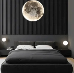 Ember u0026 Ivy Beleuchtung-Nordische Mondlampe – Kunstvolles dekoratives Nachtlicht