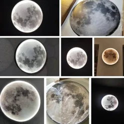 Ember u0026 Ivy Beleuchtung-Nordische Mondlampe – Kunstvolles dekoratives Nachtlicht