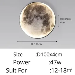Ember u0026 Ivy Beleuchtung-Nordische Mondlampe – Kunstvolles dekoratives Nachtlicht