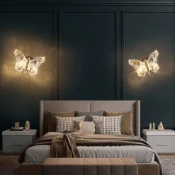 Willow u0026 Whim Beleuchtung-Nordische Schmetterlings-Wandleuchte – Moderne dekorative Beleuchtungsvorrichtung