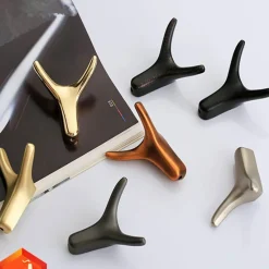 Comfort u0026 Style Wohndeko-Nordische Stierkopf-Wandhaken – rustikale dekorative Kleiderbügel