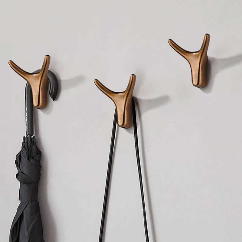 Comfort u0026 Style Wohndeko-Nordische Stierkopf-Wandhaken – rustikale dekorative Kleiderbügel