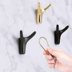 Comfort u0026 Style Wohndeko-Nordische Stierkopf-Wandhaken – rustikale dekorative Kleiderbügel