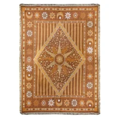 Snug u0026 Soft Bettzeug-Nordische Strickdecke – Bohemian-Überwurf für den Außenbereich für Camping-Wohnzimmerdekor