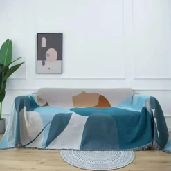 Warm Embrace Bettzeug-Nordische Strickdecke – Multifunktionaler Sofa-Reisebezug