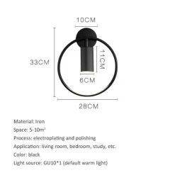 Glow Haven Beleuchtung-Nordische Wandlampe - Moderne Leuchte