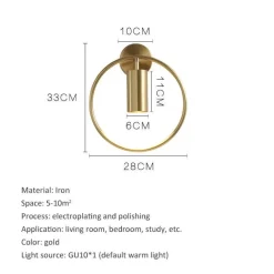 Glow Haven Beleuchtung-Nordische Wandlampe - Moderne Leuchte