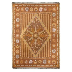 Wrap u0026 Relax Bettzeug-Nordischer Boho-Bettbezug – Stilvolle Jacquard-Bettdecke mit Blumenmuster