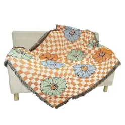 Wrap u0026 Relax Bettzeug-Nordischer Boho-Bettbezug – Stilvolle Jacquard-Bettdecke mit Blumenmuster