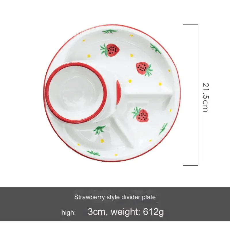 Space Savvy Küche & Esszimmer-Nordischer Frühstücksteller aus Keramik – Elegantes Ess-Set