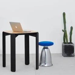 Comfort u0026 Style Möbel-Nordischer Metallhocker – Modernes, weiches Finish