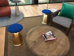 Comfort u0026 Style Möbel-Nordischer Metallhocker – Modernes, weiches Finish